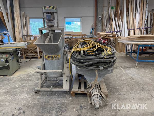 Putsmaskin Tumac M100/P50