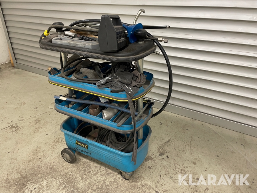 Verktygsvagn Hazet Assistant med innehåll