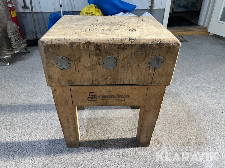 Slakt / huggkubbe Stockamöllan
