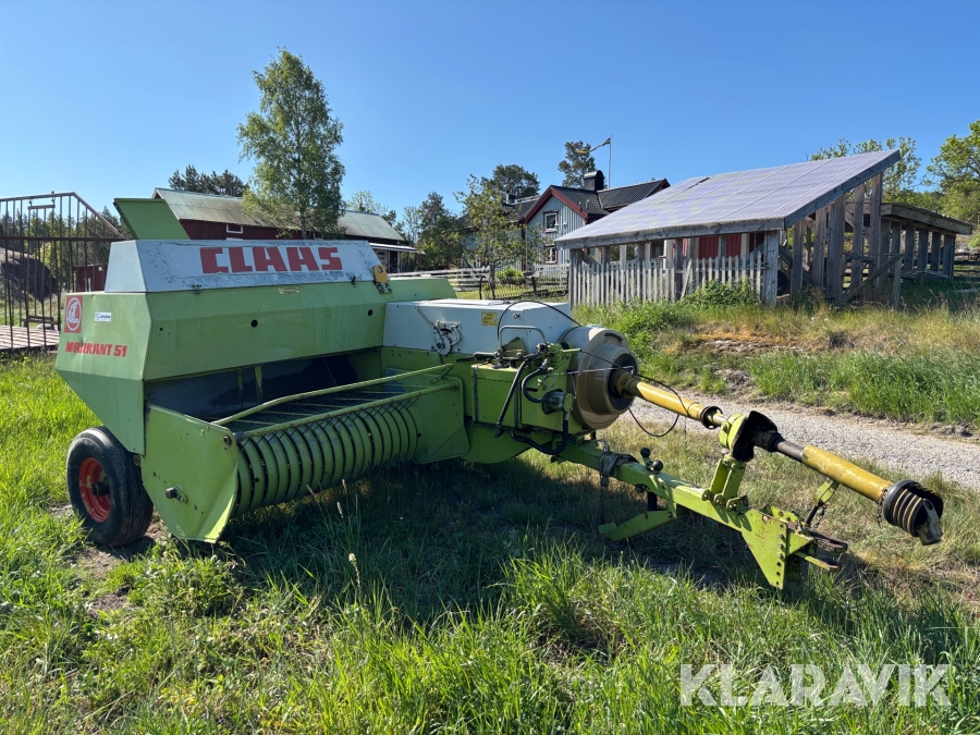 Småbalspress Claas Markant 51