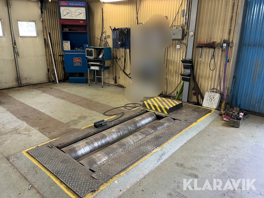 Rullande landsväg, effekttestare SUN Road-A-Matic XI