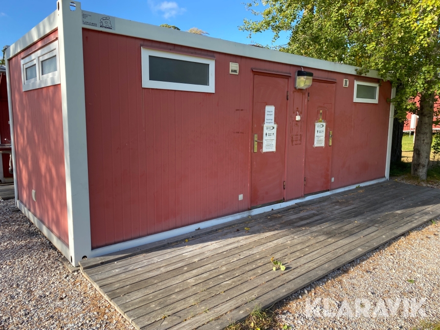 Duschcontainer Ryterna 8 duschbås