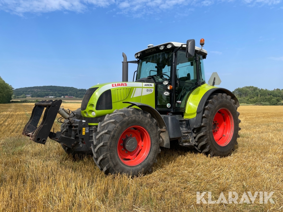 Traktor Claas 640 Arion Cebis med frontlyft och GPS-styrning