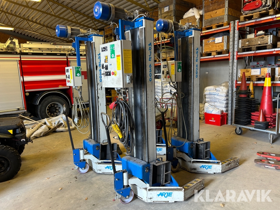 Fordonslyftar Arje 6500 4 st