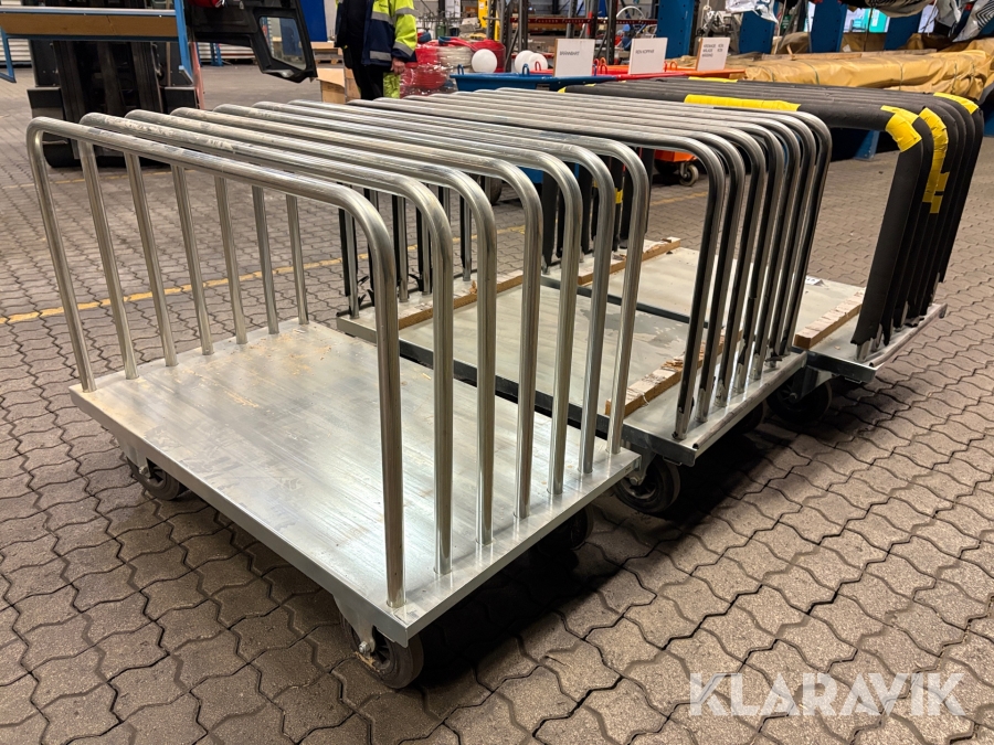 Skivvagn med byglar 3 st