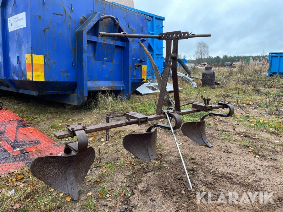Kupplog/ plog   för potatis 3 radig