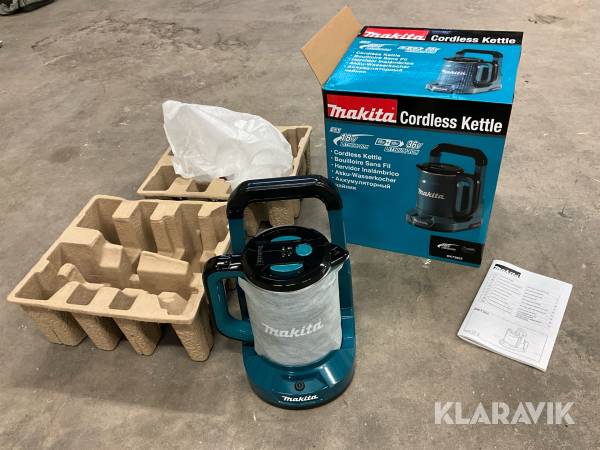 Vattenkokare Makita DKT360 batteridriven, 0.8 liter