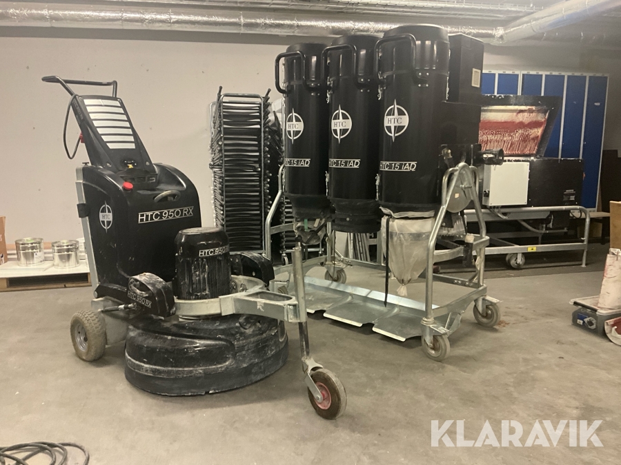 Betongslip med dammsugare HTC950 RX