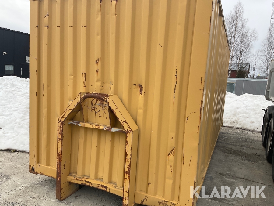 Container på lastväxlarram