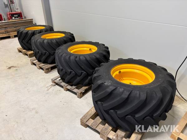 Entreprenadhjul Volvo 160E 4st