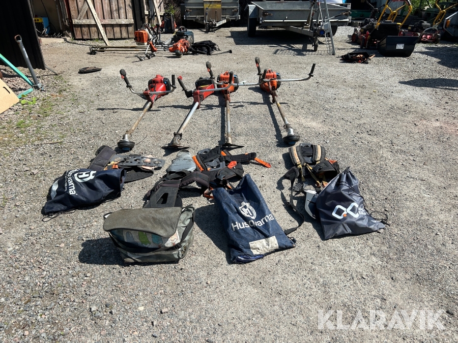 Röjsågar Husqvarna och Jonsered 4 st