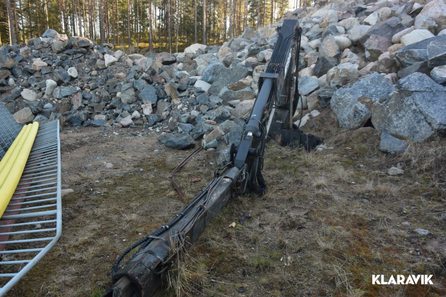 Skogskran med ventilpaket Jonsered  990 Kapacitet 1150 kg på 7,9 meter