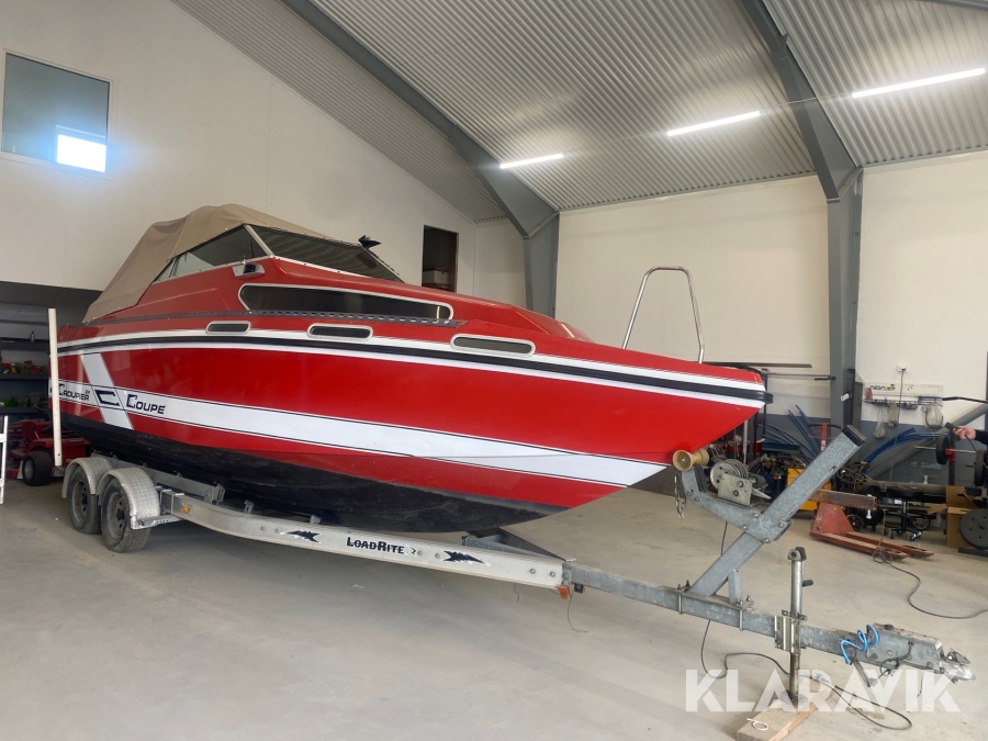 Motorbåt Croupier Coupe 24 Mercruiser 7,3 Diesel med trailer