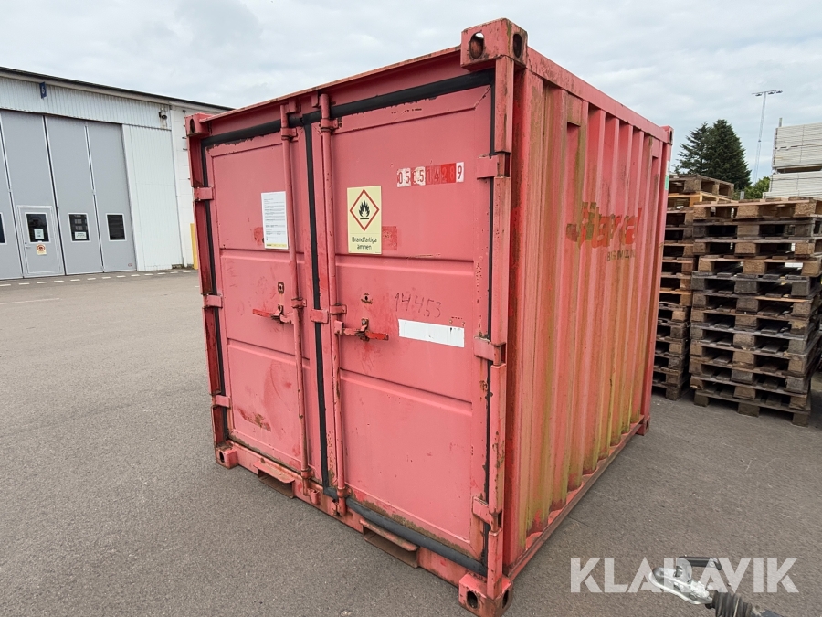 Container med uppsamlingskärl 8 fot