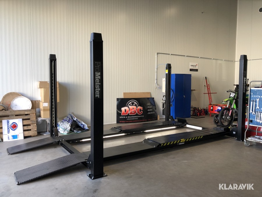 Fordonslyft Fyrpelarlyft Pro Meister 443ATLT (4Ton)
