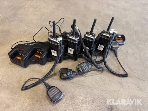 Walkie talkies 4 st Hytera