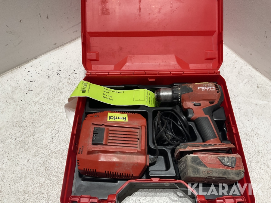 Borrskruvdragare batteri Hilti SF 4-A22