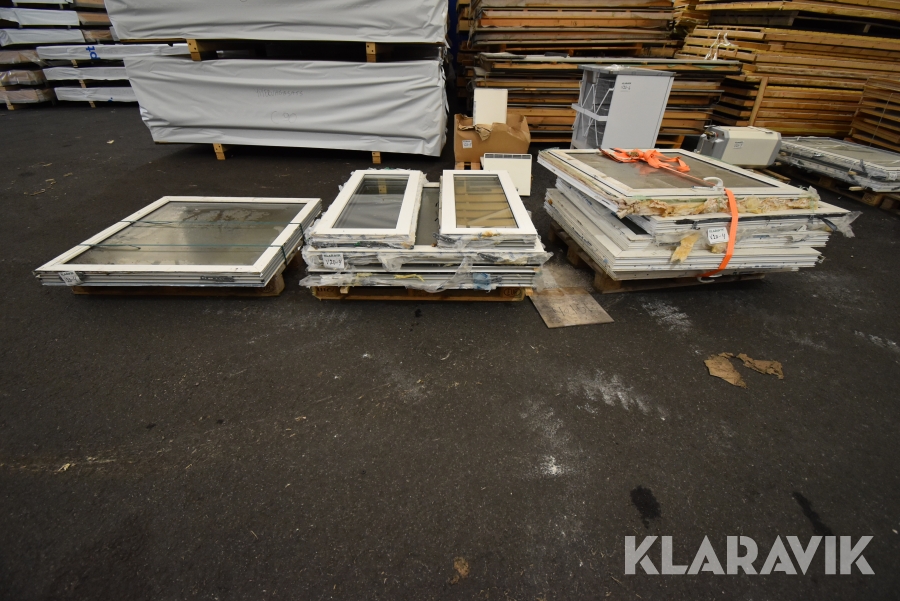 Fönster Salamander Plastkarm fasta & öppningsbara 9st