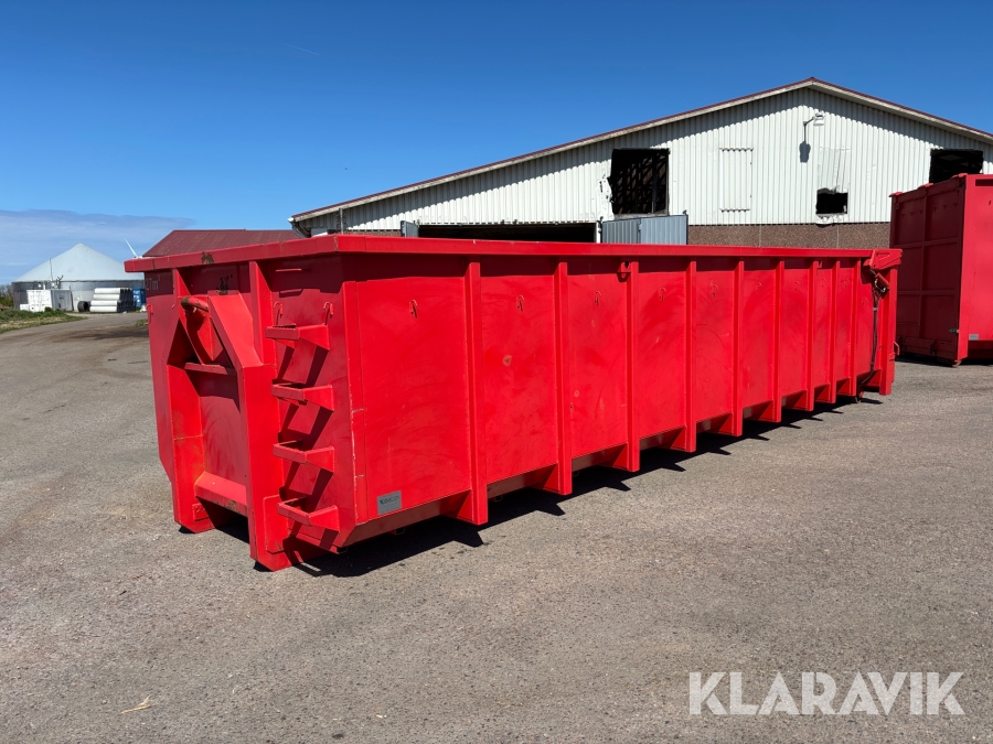 Lastväxlarflak Dinacon 27m3 med hydraulisk baklucka