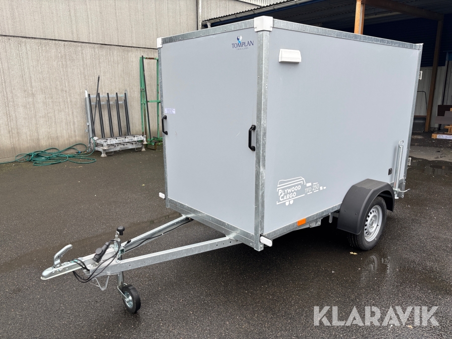 Skåpsläp / Flyttsläp Tomplan TFD 250