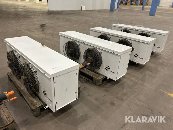 Förångare / kyl & frysaggregat Kelvion KME80-6L-AL-4 4 st och ett elskåp