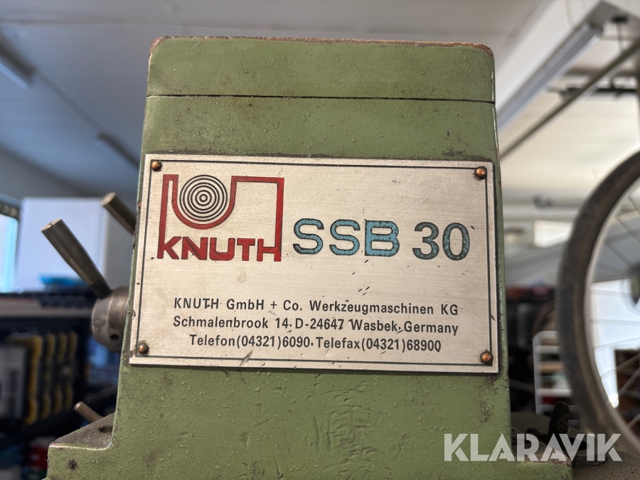 Pelarborr/fräs Knuth SSB30