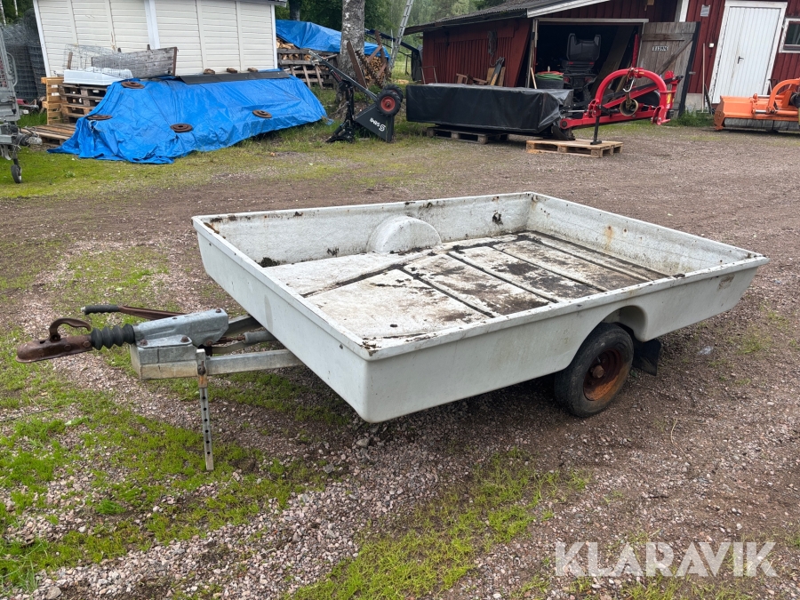 Släp Glasfiber till ATV/Trädgårdstraktor