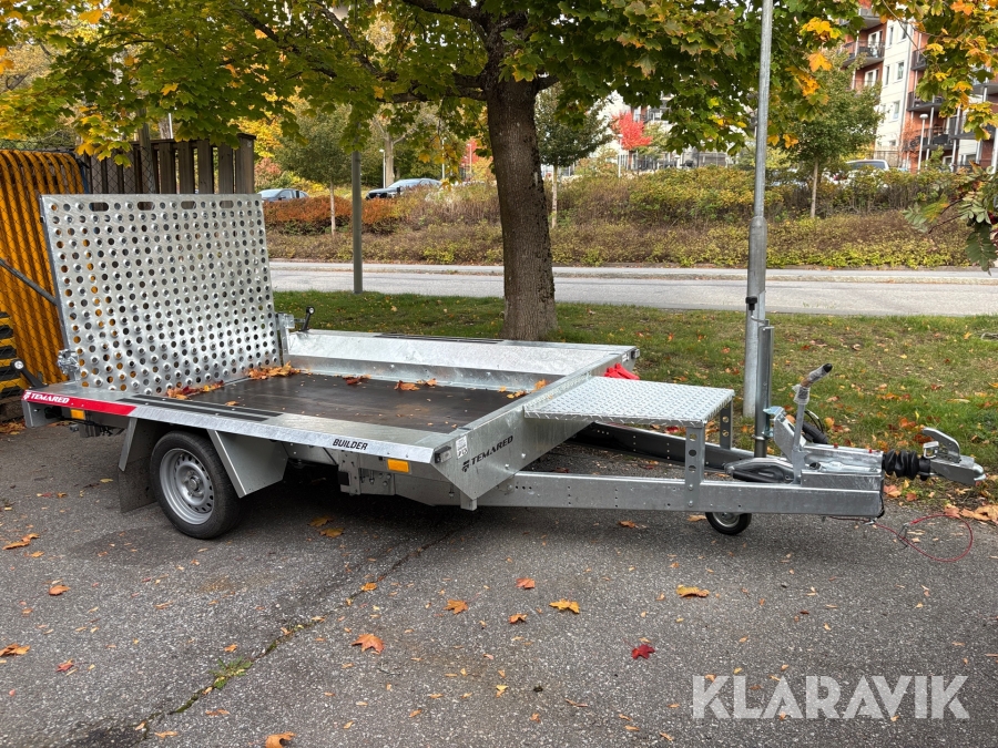Personbilssläp Maskinsläp Temared Builder 3 2615 S 1.8T