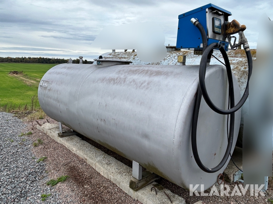 Dieseltank med uppsamlingskärl ABC 3 m3