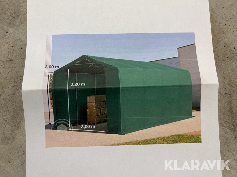 Tälthall Outlander 4x8 grå