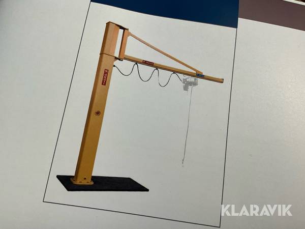 Pelarsvängkran Tawi GP1000 WLL 1500