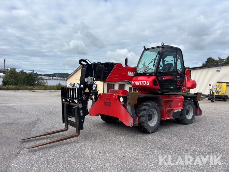 Teleskoplastare Manitou MRT 1840 Easy 75P 400 ST4 med personkorg & Gafflar