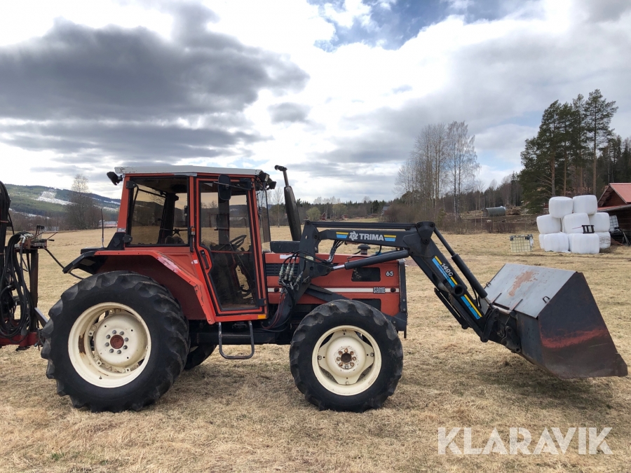 Traktor Same Explorer 65 4WD med lastare