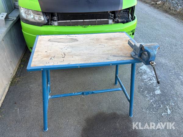 Arbetsbänk med skruvstäd Ridgid Matador ihopfällbar