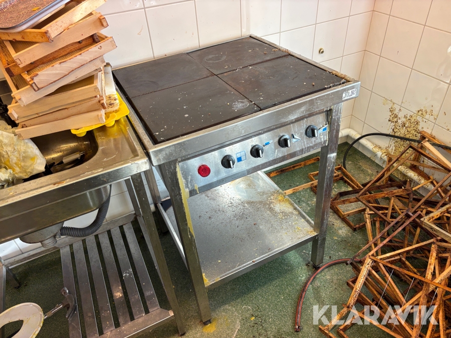 Storköksspis Metos 4 plattor