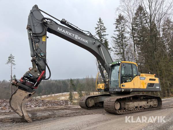 Bandgrävare Volvo EC300DL GPS