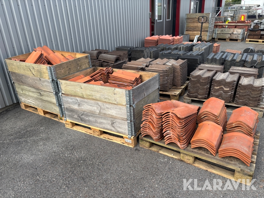 Takpannor Vittinge 3st pallar