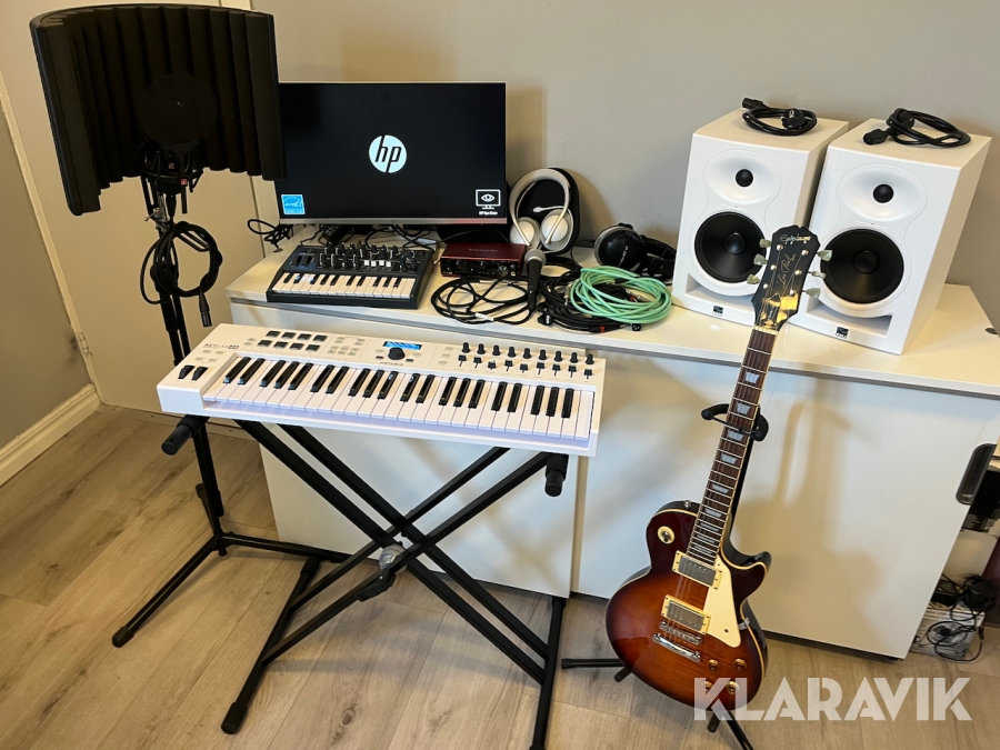 Studioutrustning och instrument