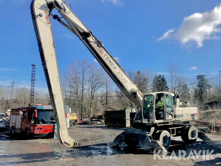 Materialhanterare Terex Atlas 1804 MI med grip