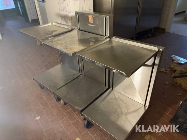 Vagnar till storkök 3st