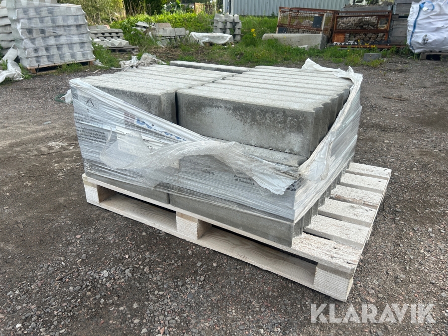 Gardin kantsten Benders 500x80x140mm 77st Grå