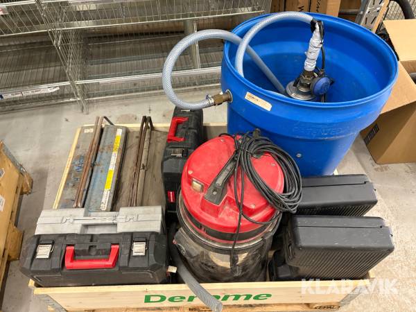 Elmaskiner, länspump, dammsugare & tillbehör