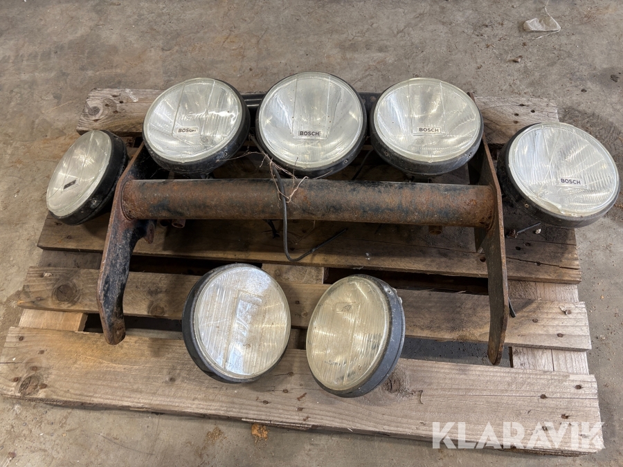 Diverse lampor till bil 7st