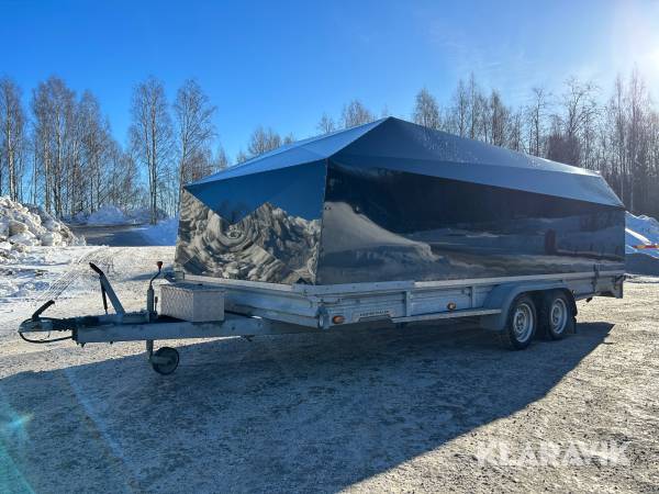Personbilssläp/täckt biltrailer Mastertrailer GTE 540