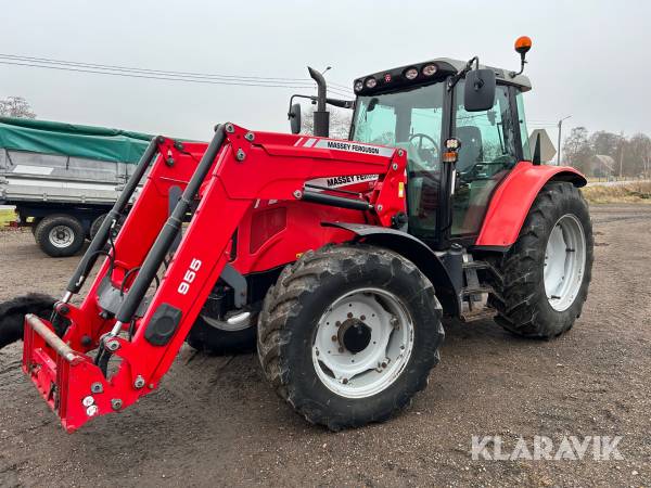 Traktor Massey Ferguson 5465 Dyna-4 med frontlastare