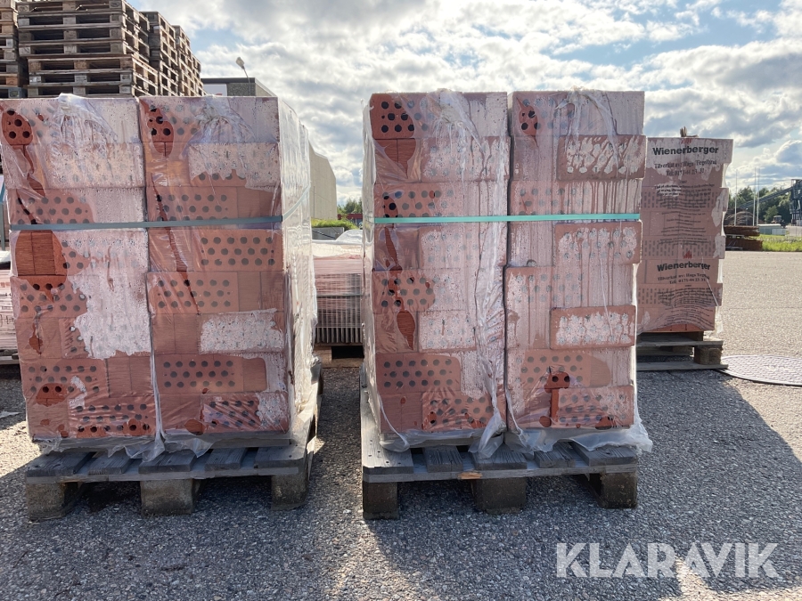 Tegel Wienerberger 248x117x62 / 248x117x75 ca. 950 st