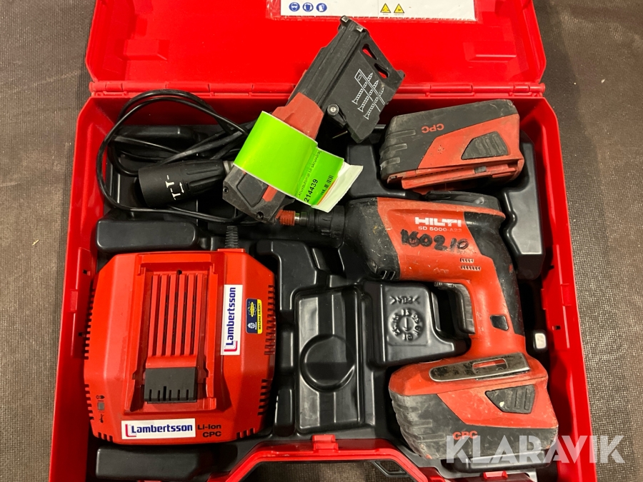 Skruvdragare Hilti SD 5000-A22 med skruvautomat SD-M2