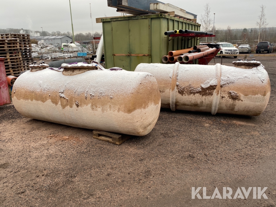 Glasfibertankar för bensin 2st