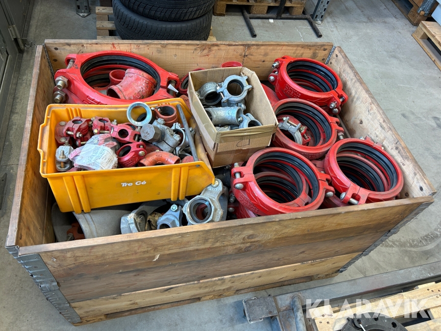 Rörkopplingar Victaulic / Klambon ca 60 st