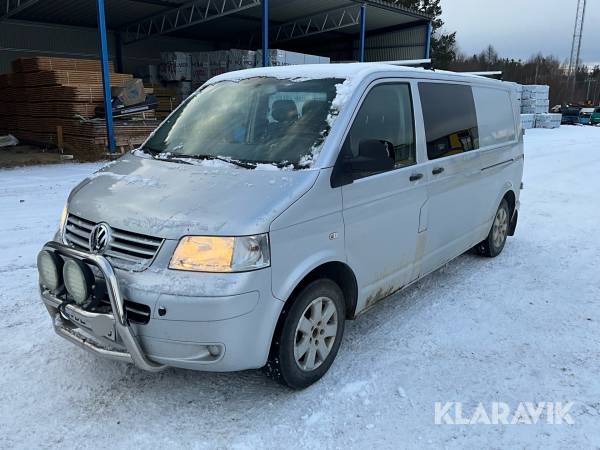 Volkswagen Transporter med  baksäte och skåp